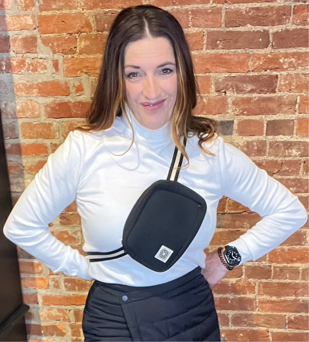 Natural Life Black Fanny Pack