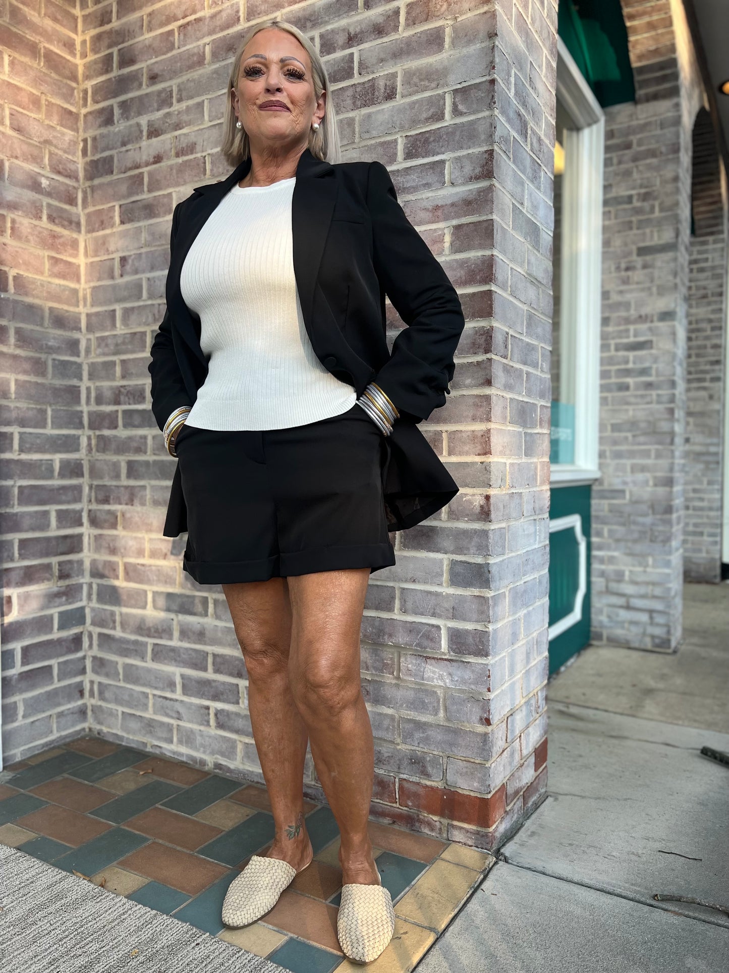 The Boss Babe Blazer and Shorts Set