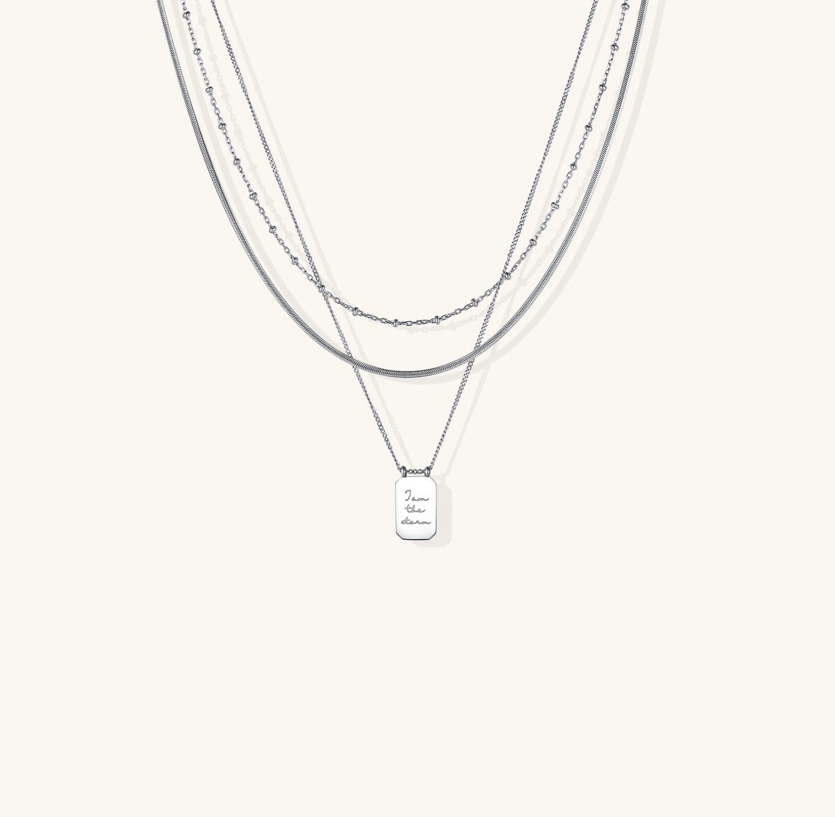 I Am The Storm Layered Necklace