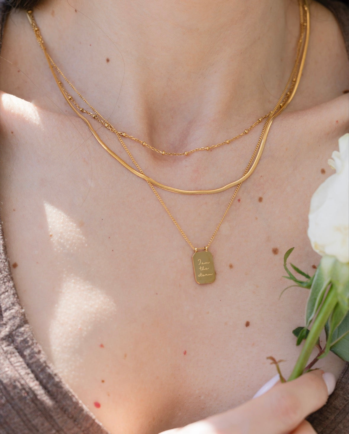 I Am The Storm Layered Necklace