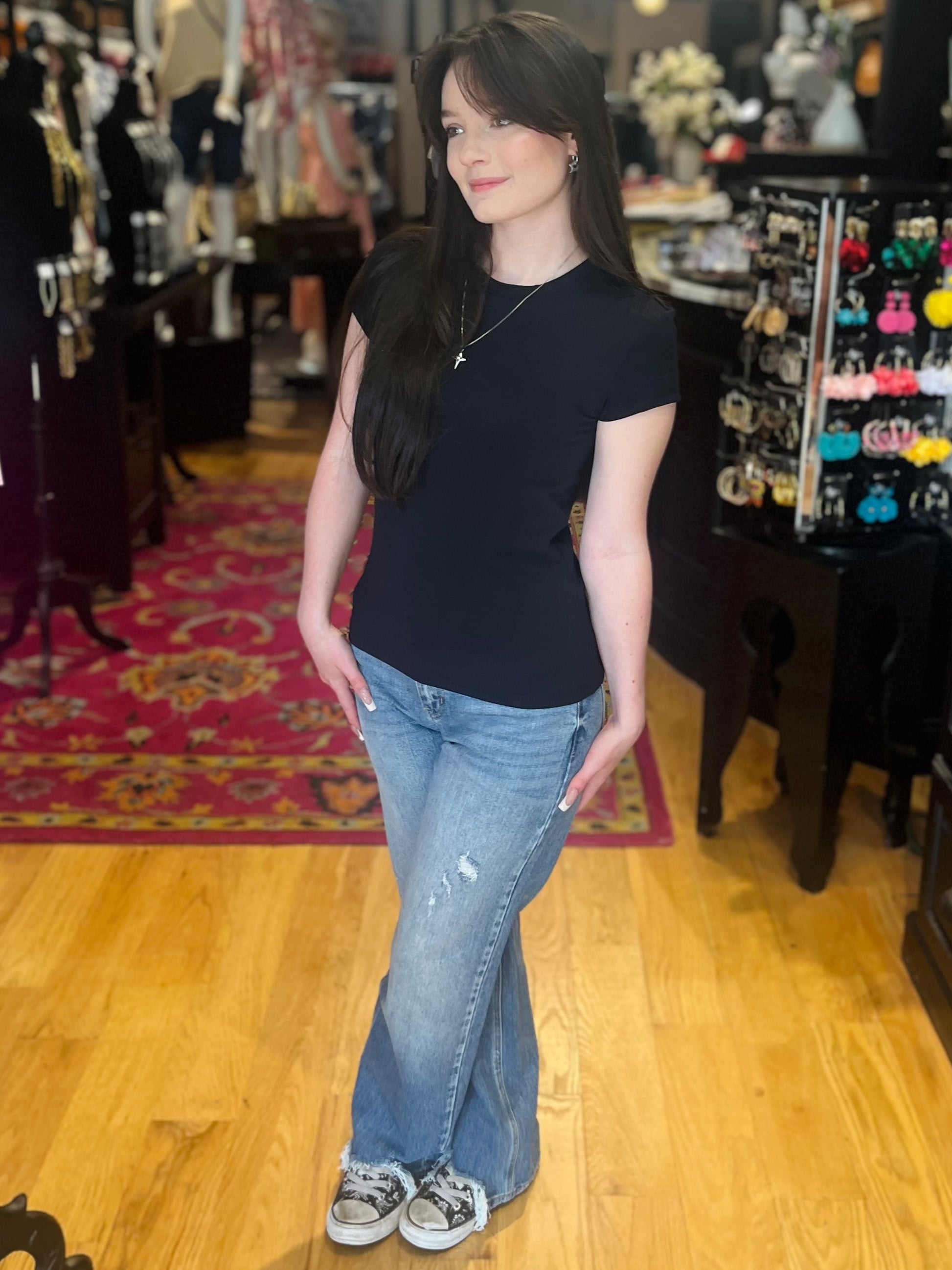 KanCan Premium Mid Rise True Straight Jeans