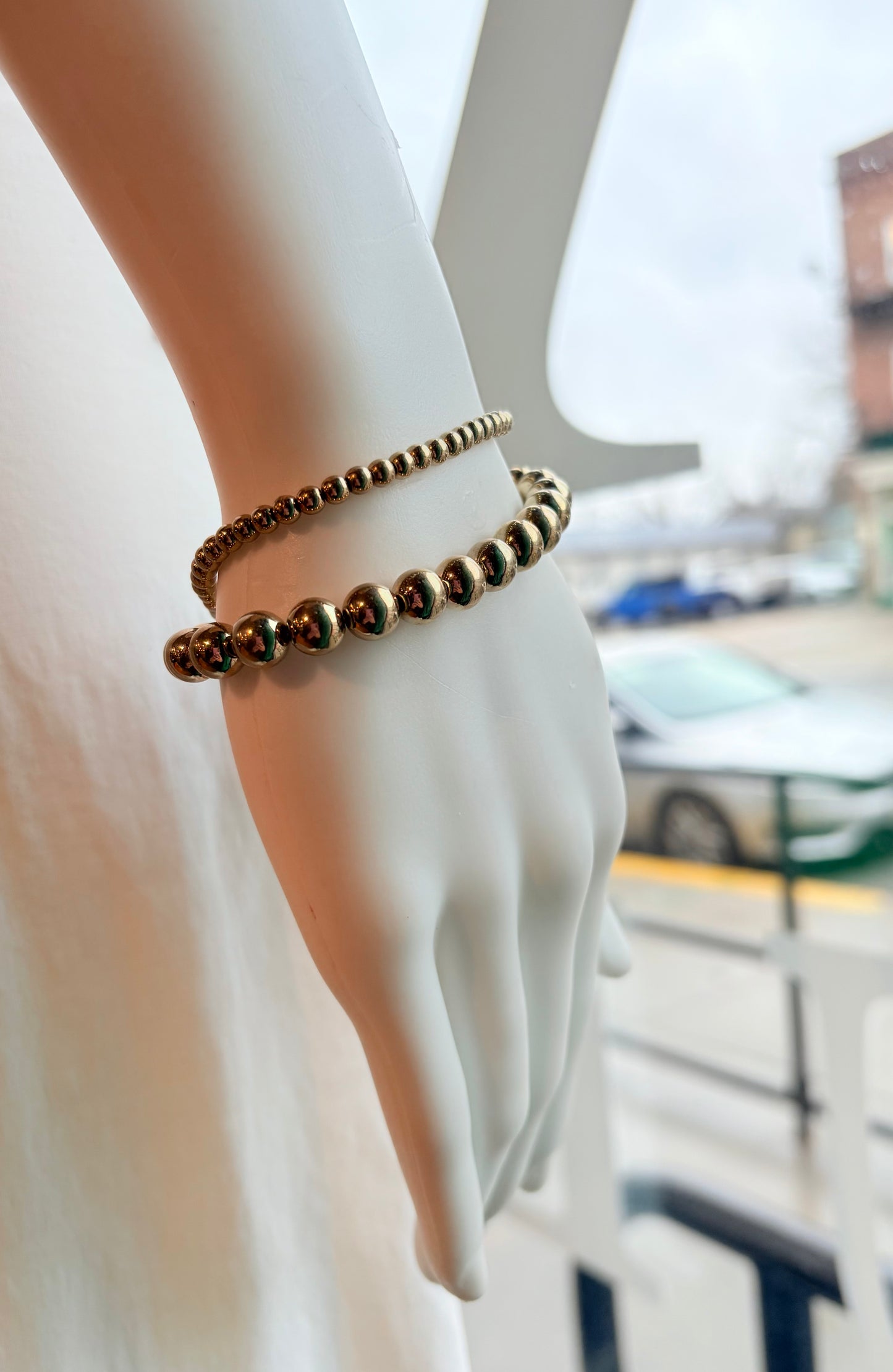 Hannah Gold Stretch Bracelet Set