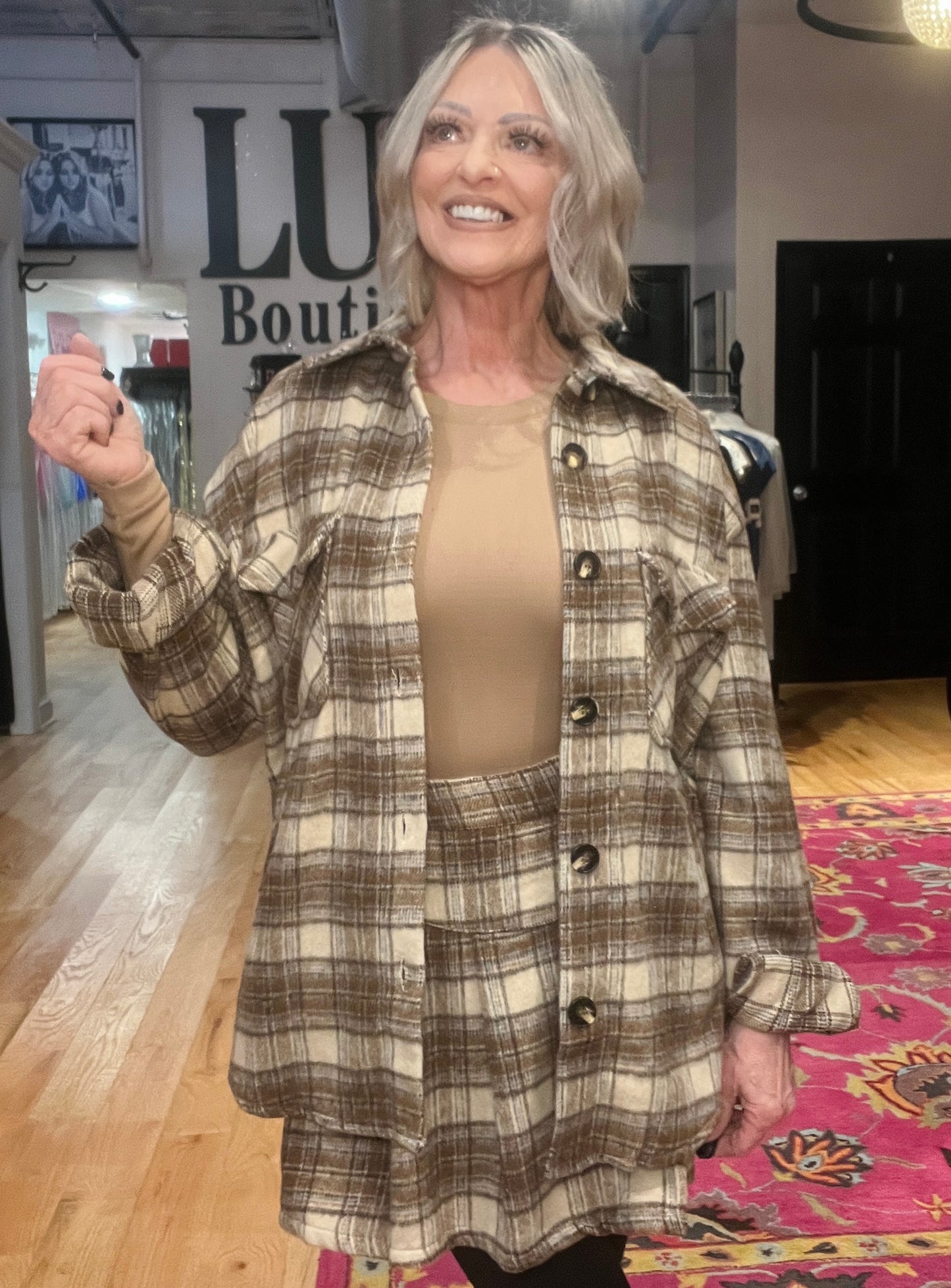 Mad For Plaid Mini Skirt