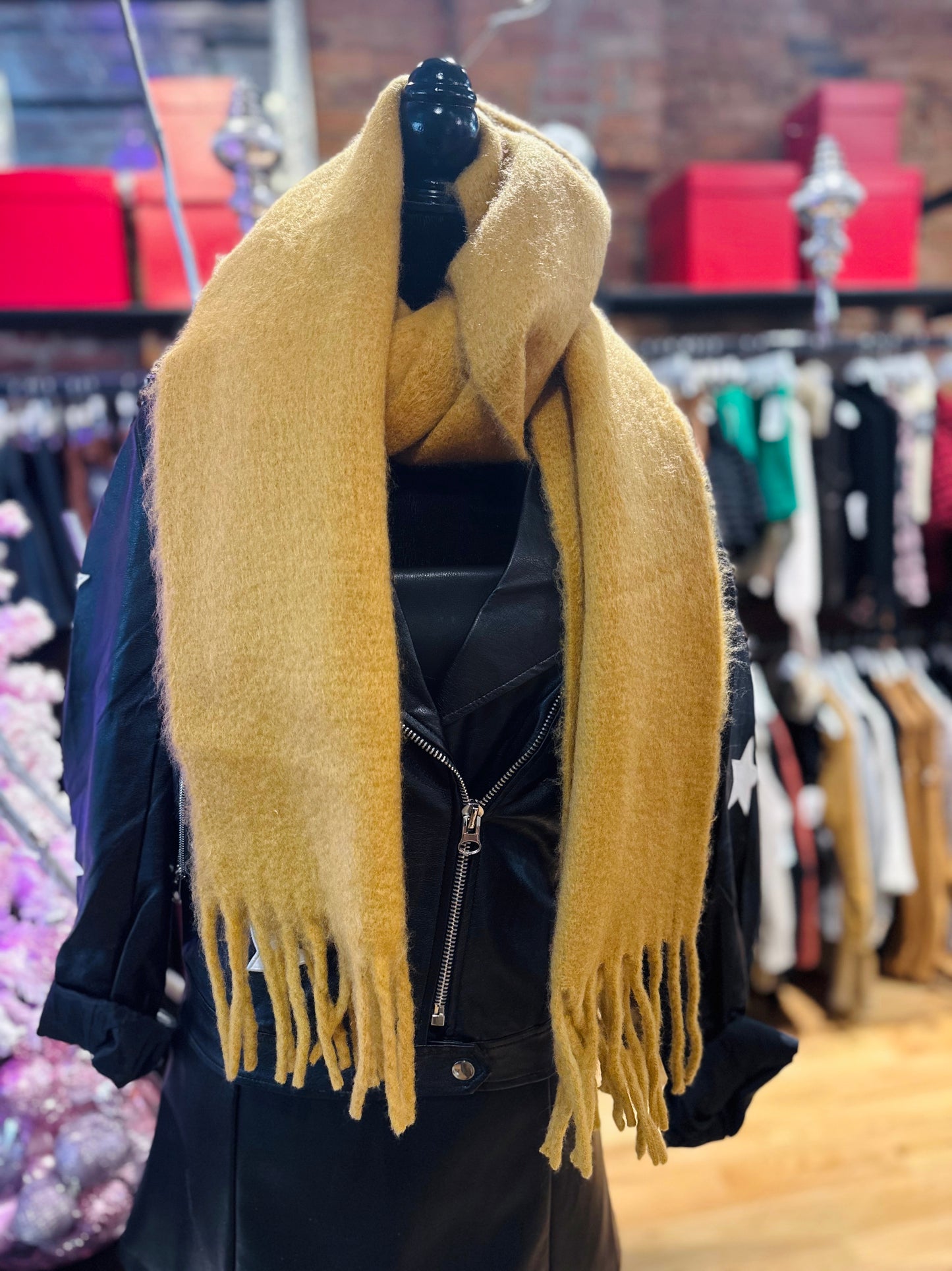 Sciarpa in maglia comfort elevata