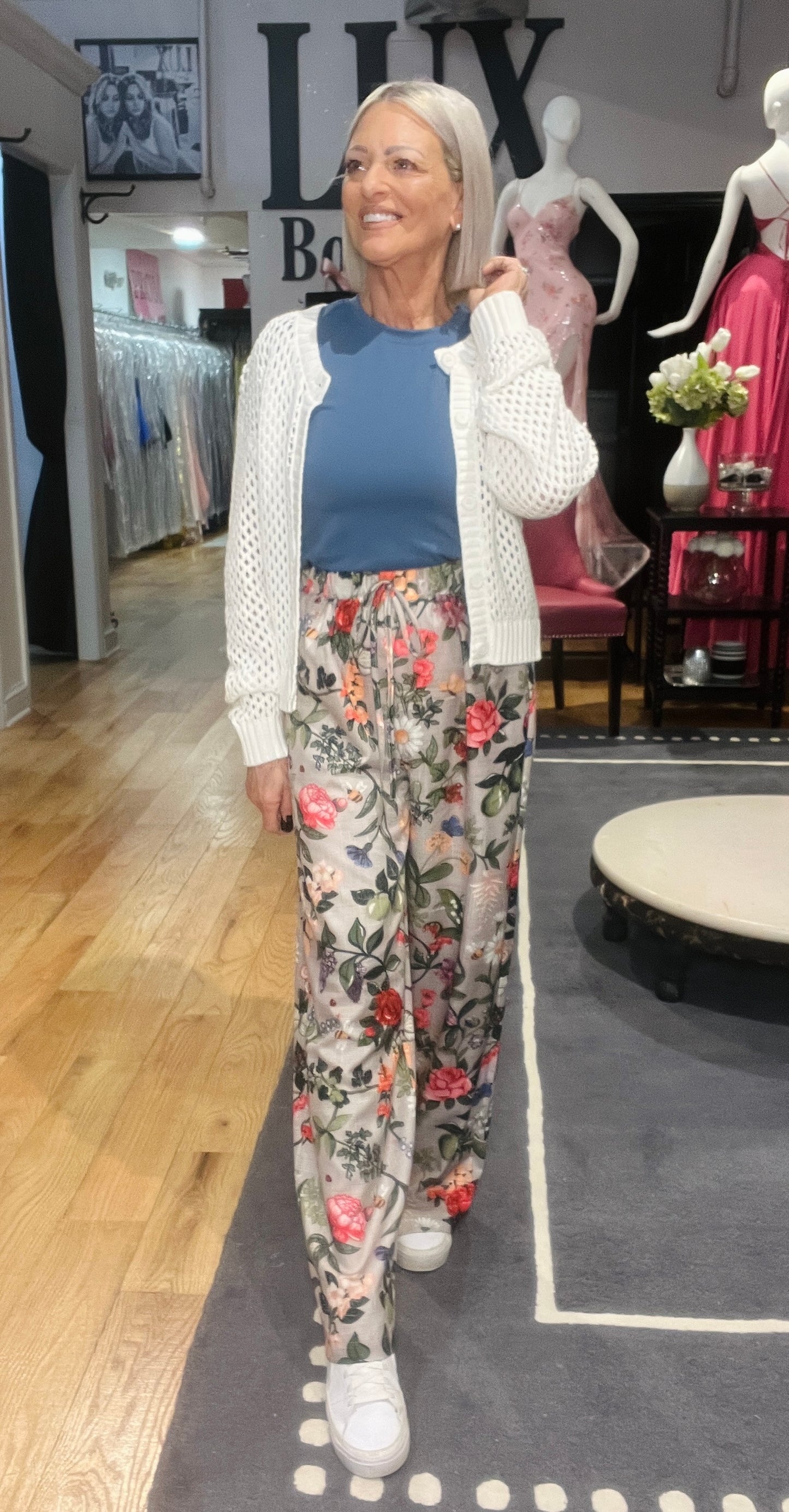 Summer Breeze Smocked Wide-Leg Pants