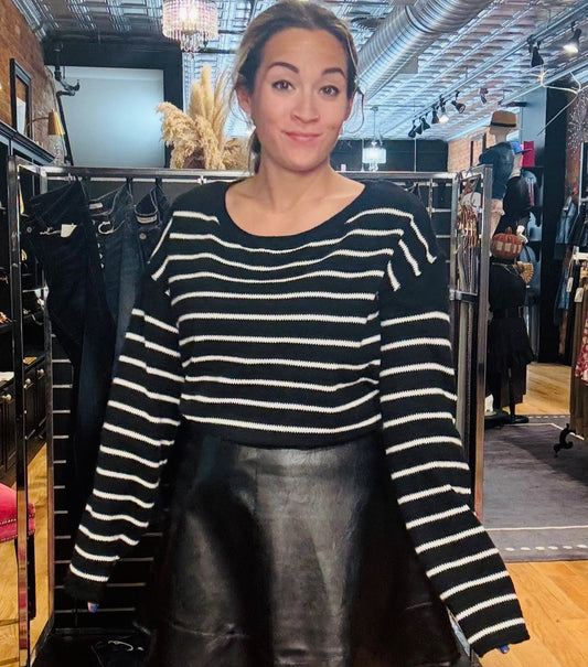 Laid Back Perfection Striped Sweater