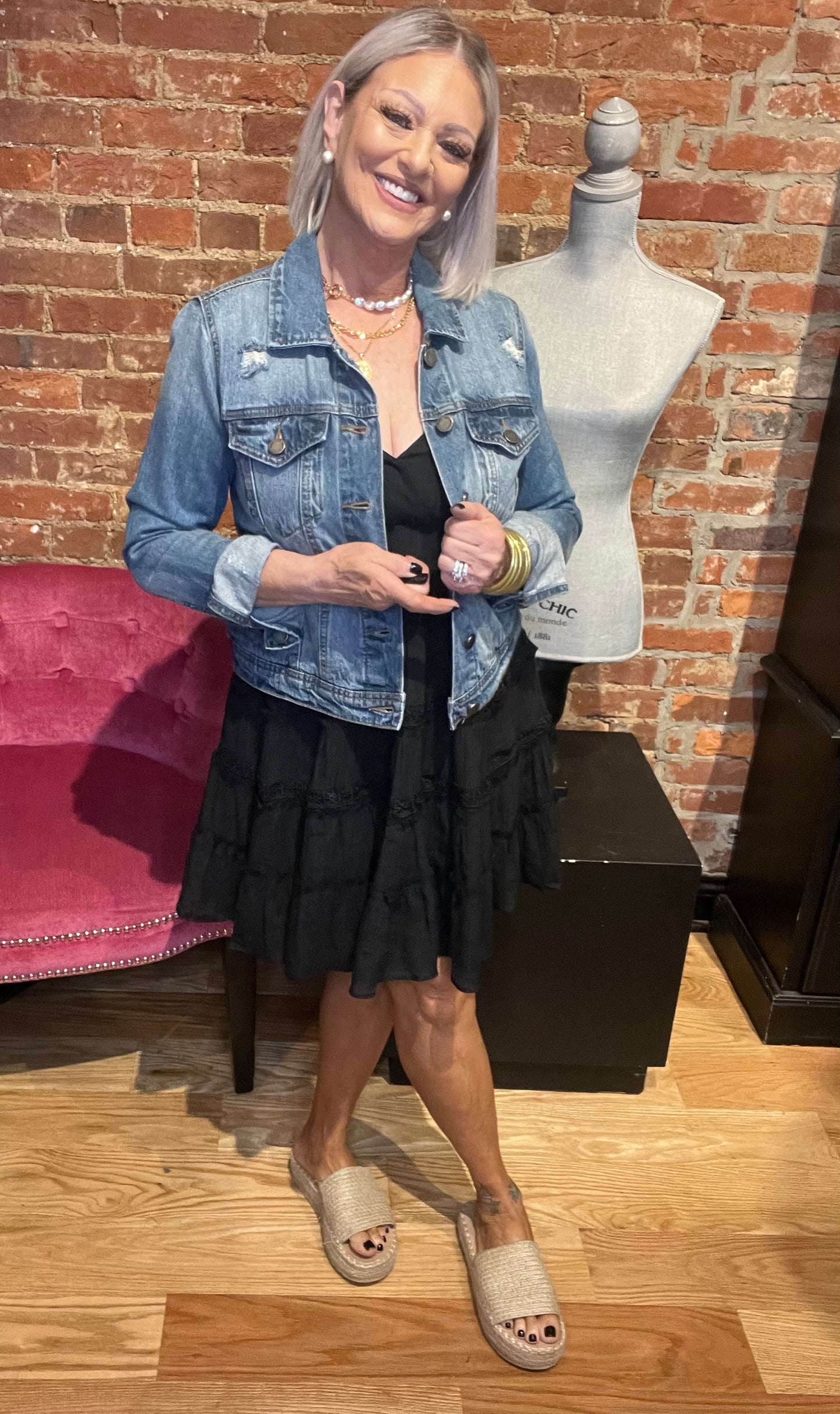 Remember Me Distressed Denim Jacket