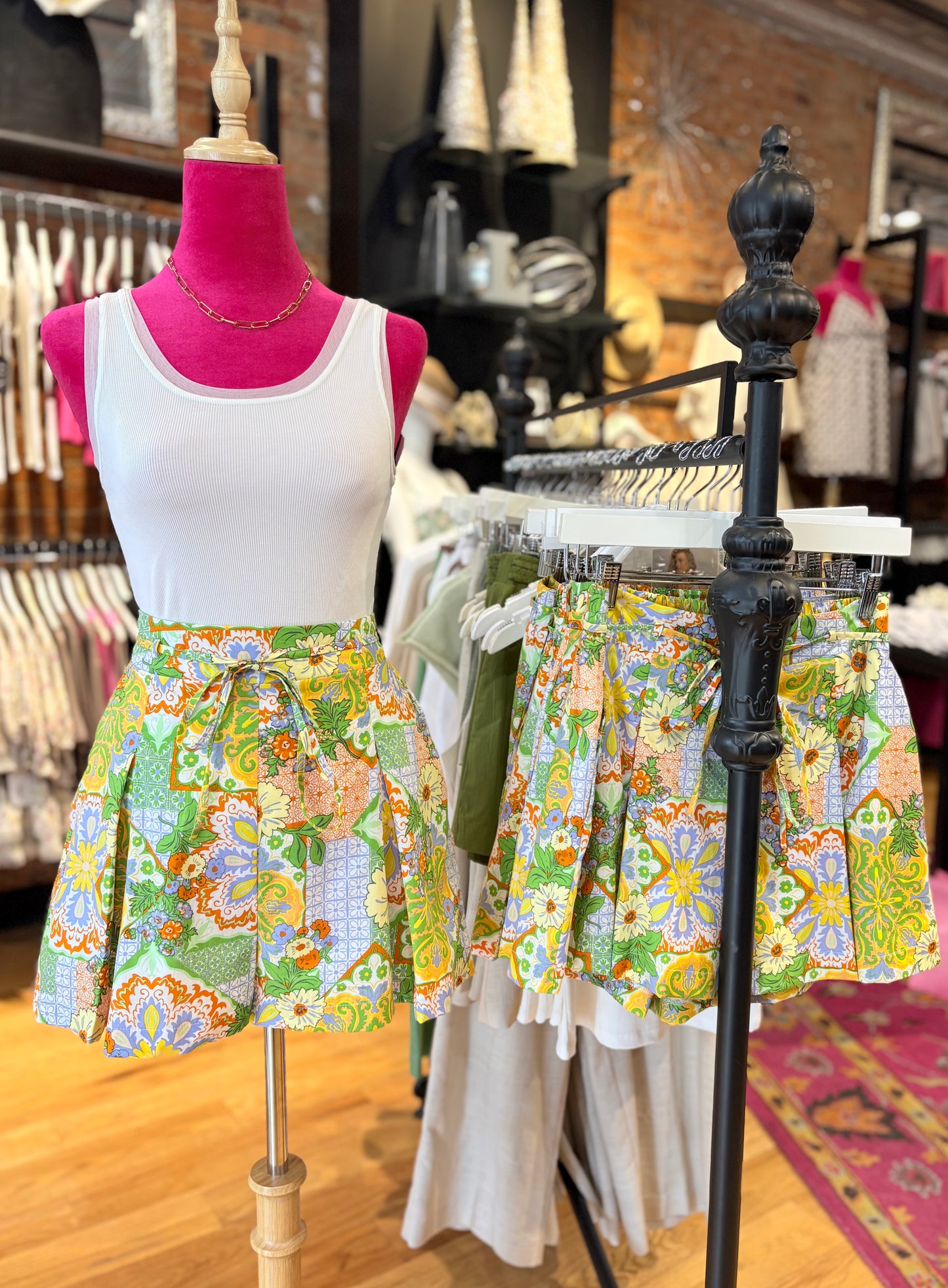 Island Style Floral Print Shorts