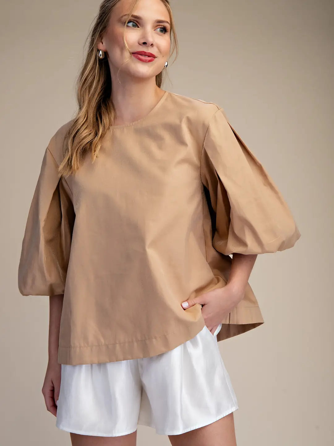 Sunday Stroll Puff Sleeve Top (Pre-Order Today)