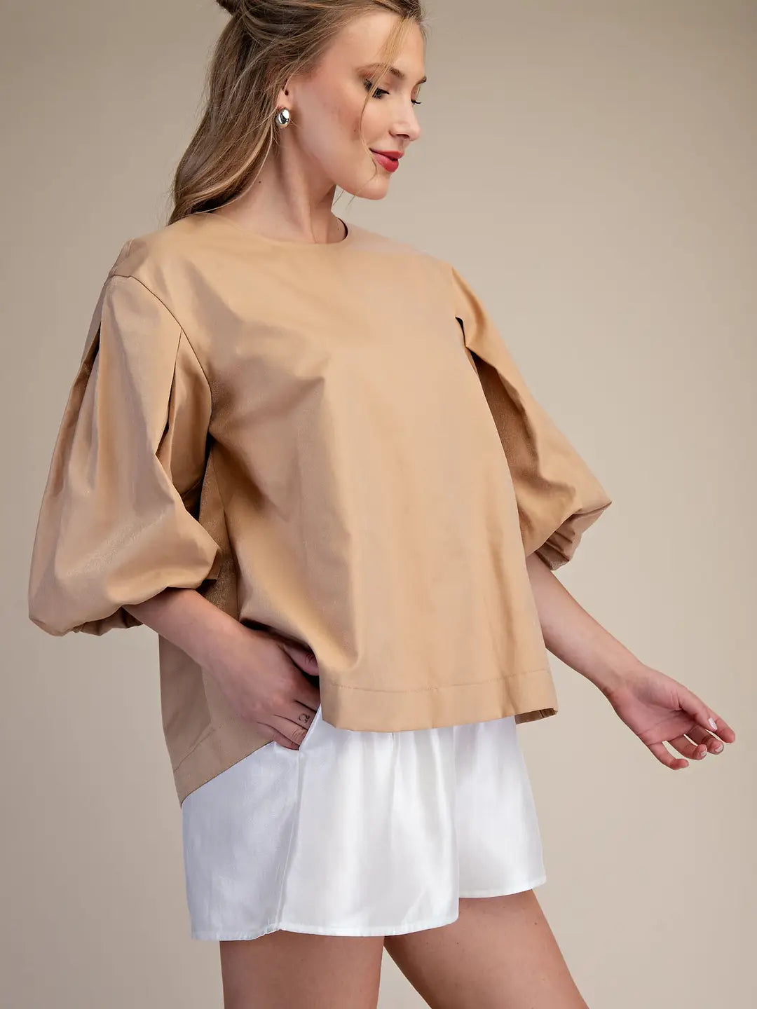 Sunday Stroll Puff Sleeve Top (Pre-Order Today)