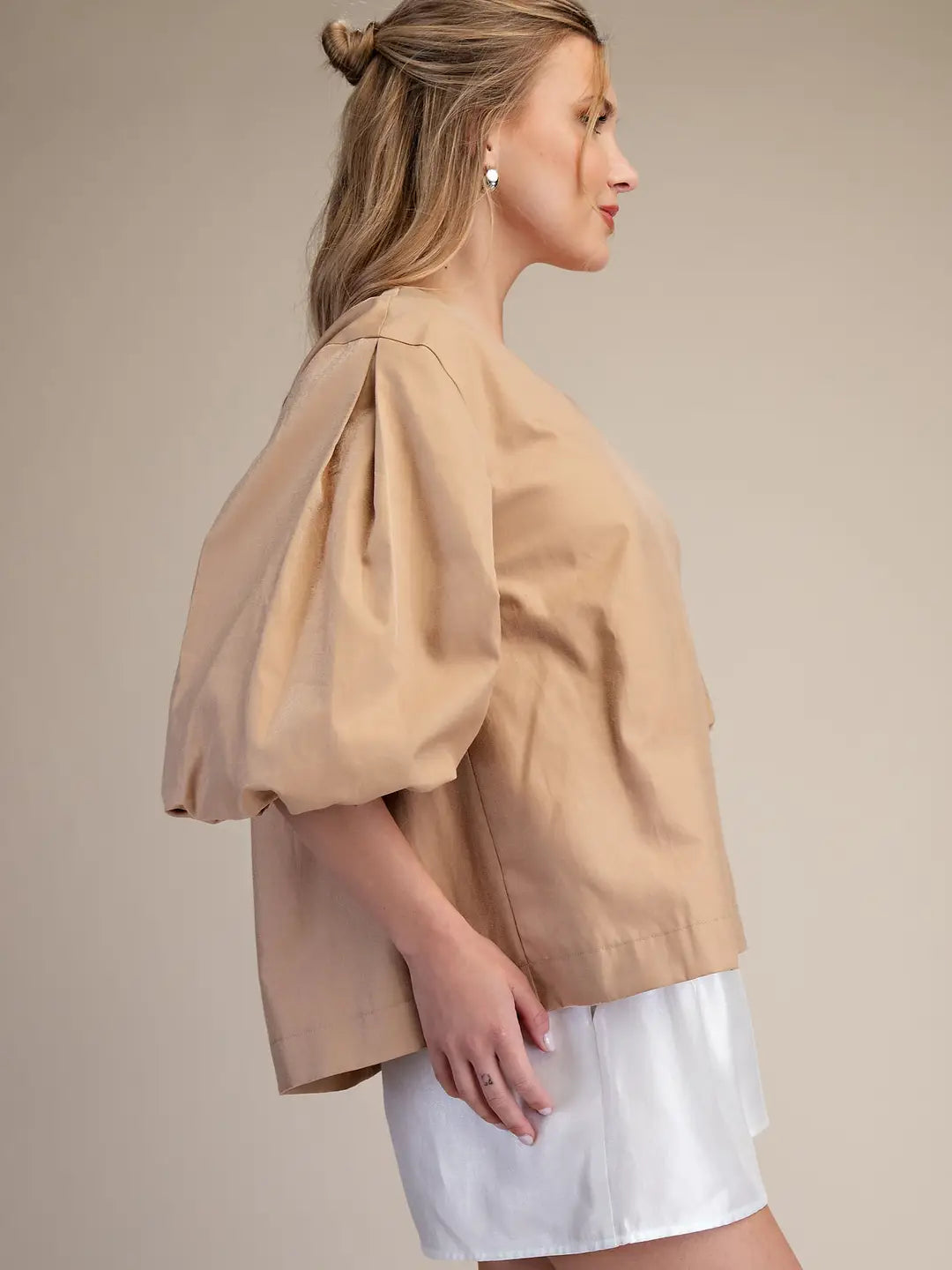 Sunday Stroll Puff Sleeve Top (Pre-Order Today)