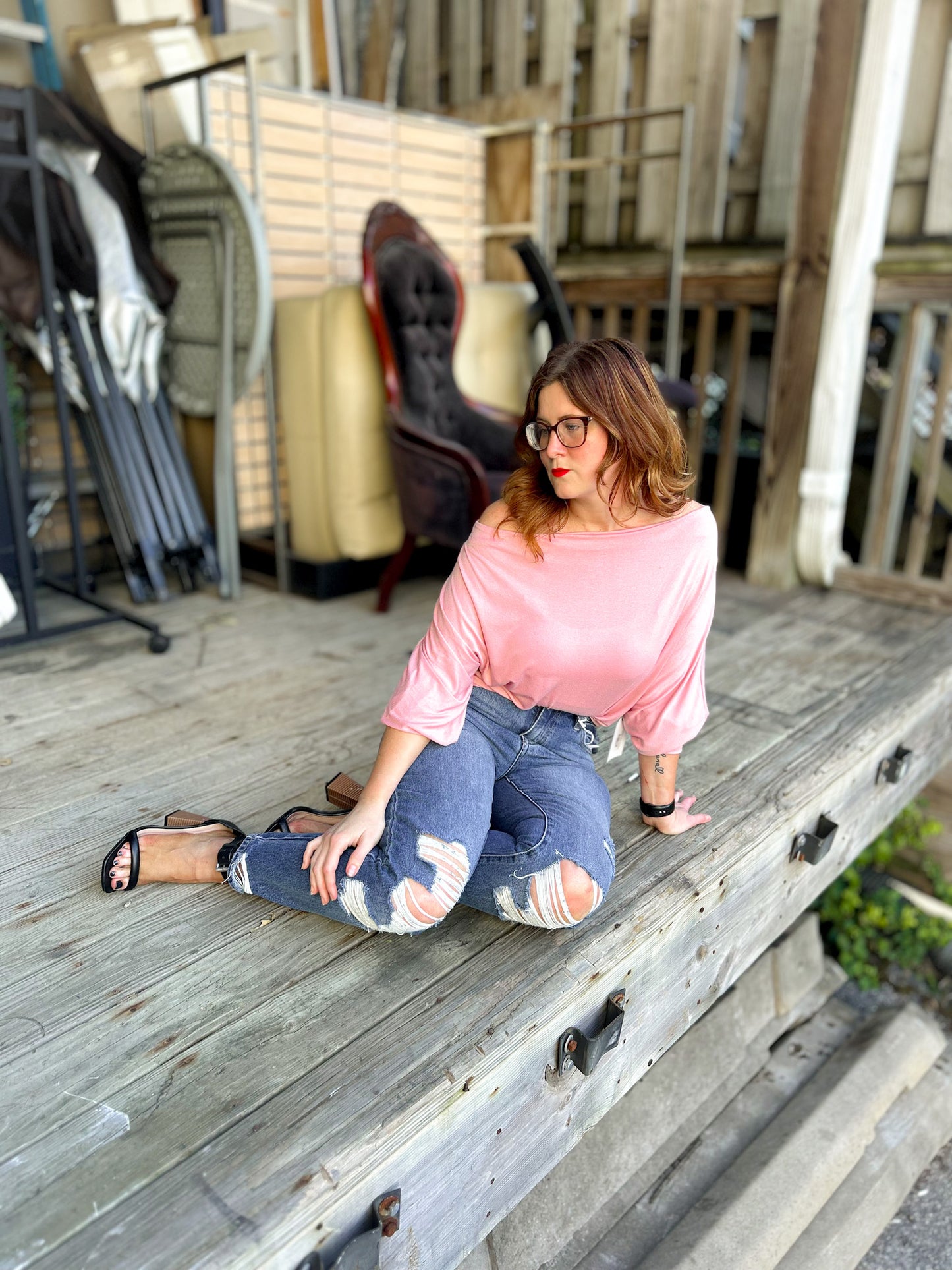 The Mallory Off The Shoulder Top