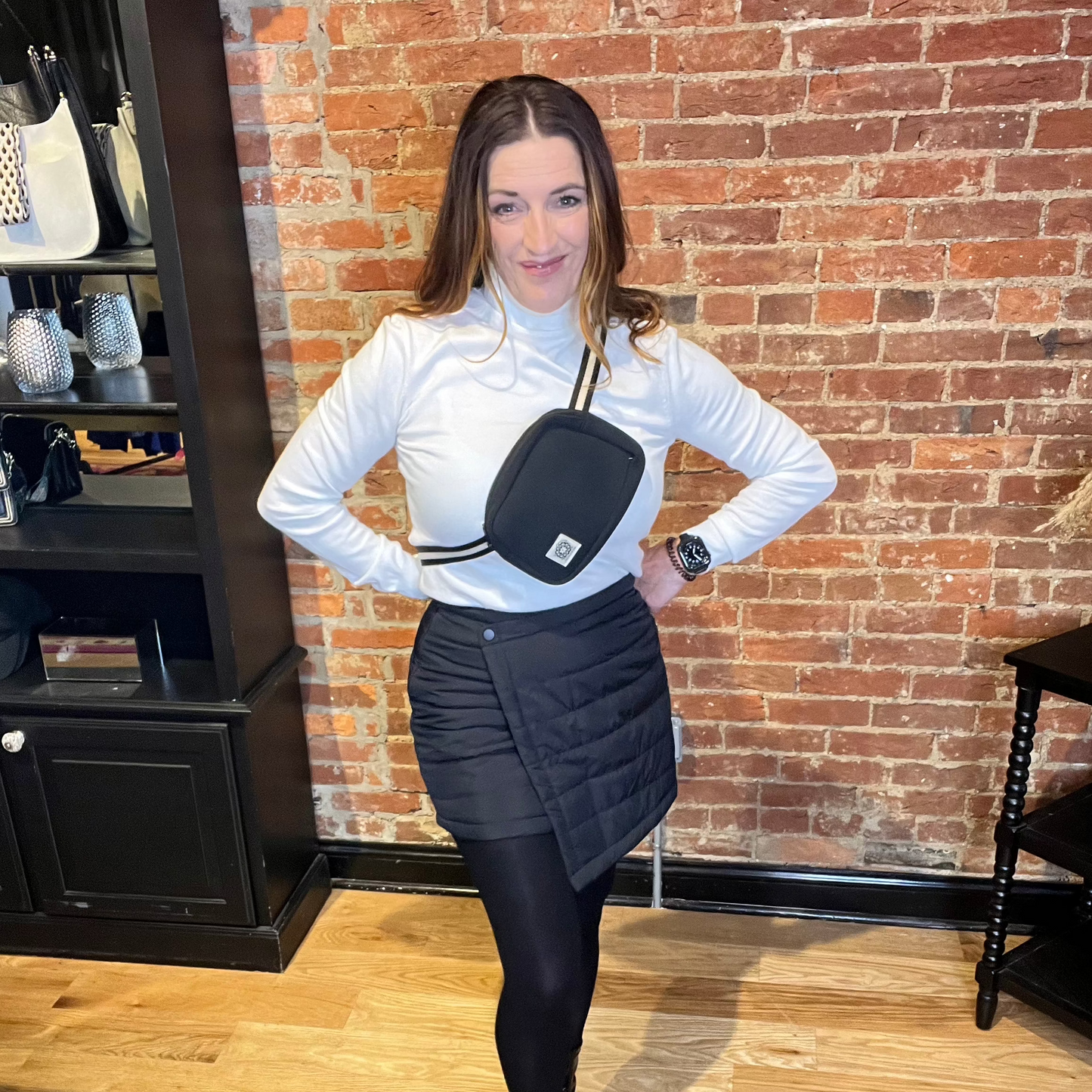 Natural Life Black Fanny Pack