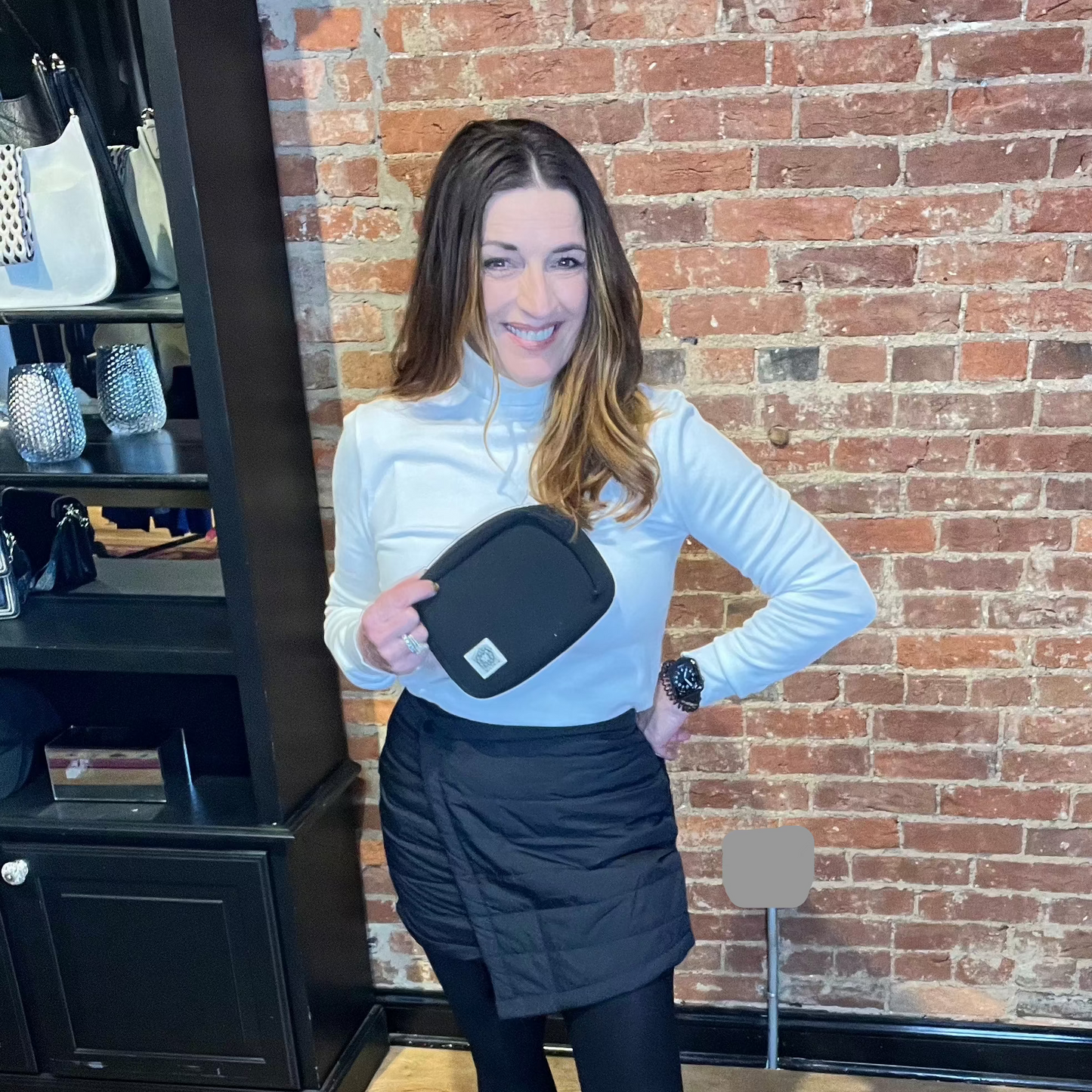Natural Life Black Fanny Pack