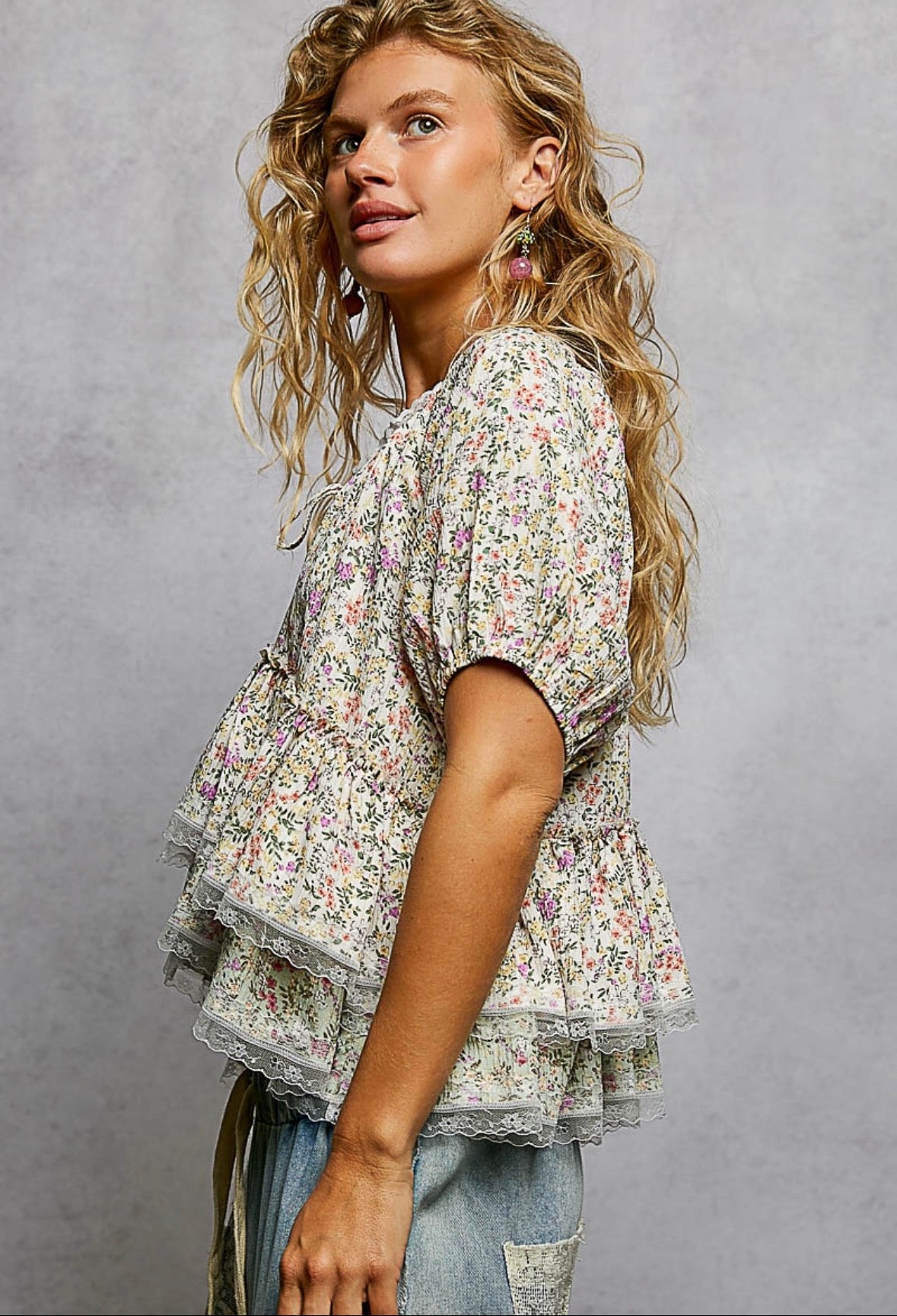 LUX Boutique Tiers Of Summer Top by POL