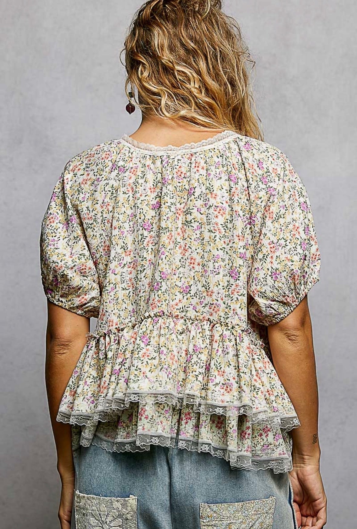 LUX Boutique Tiers Of Summer Top by POL