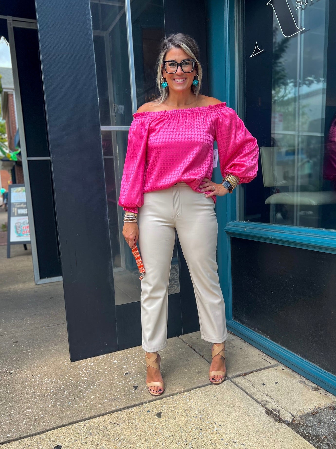 Pantaloni in pelle vegana Muse