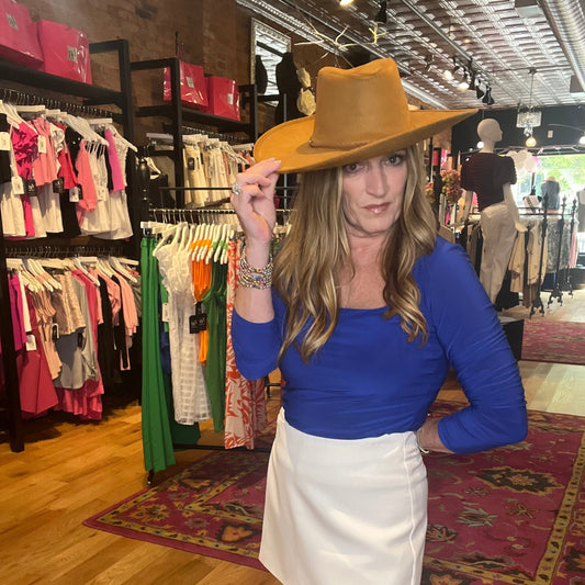 Wayward Babe Suede Fedora Hat