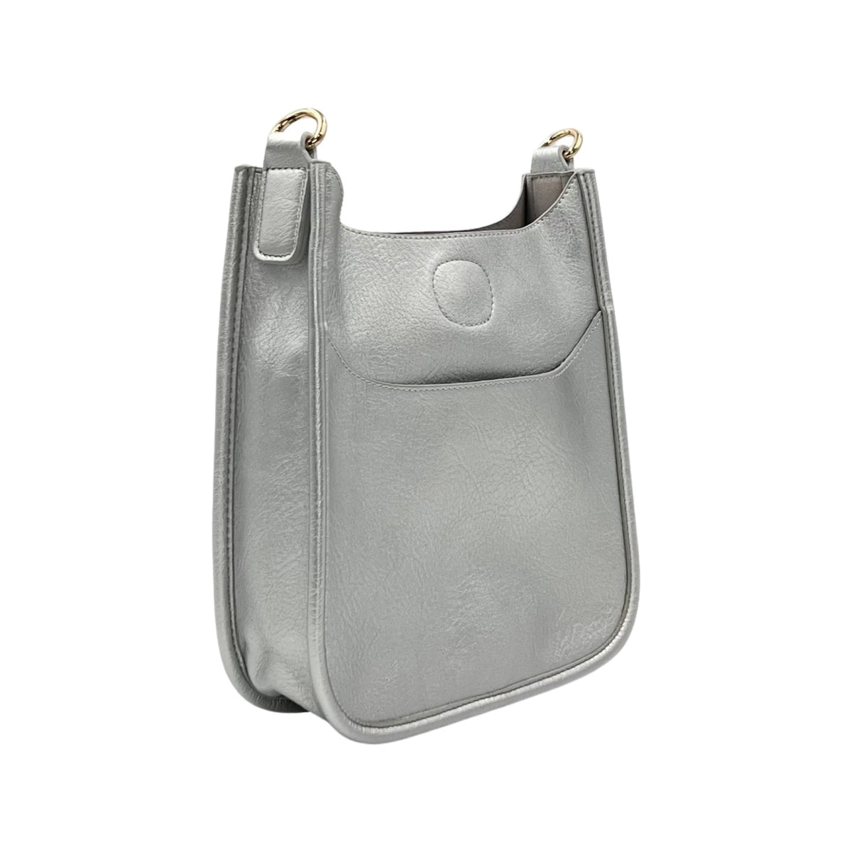 Ah-Dorned Mini Vegan Leather Messenger Bag