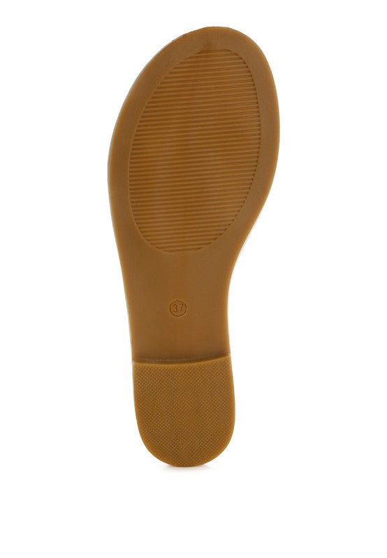 Brown shoe sole on a white background