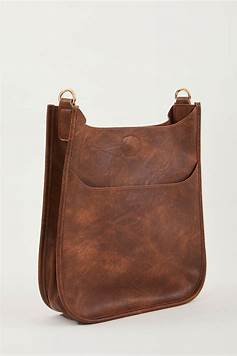 Ah-Dorned Mini Vegan Leather Messenger Bag