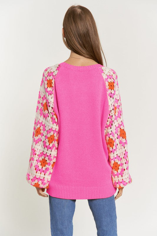 The Last Rose Knit Sweater Top