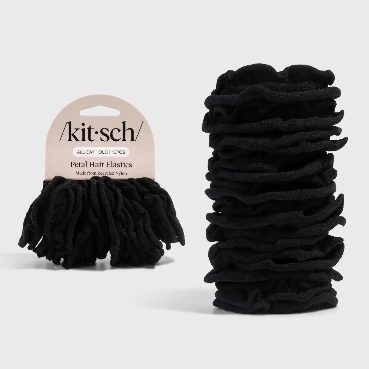 Fabric Petal Hair Elastics by KITSCH