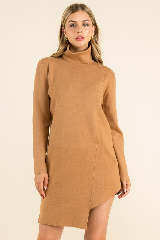 Simply Beautiful Asymmetrical Hem Dress