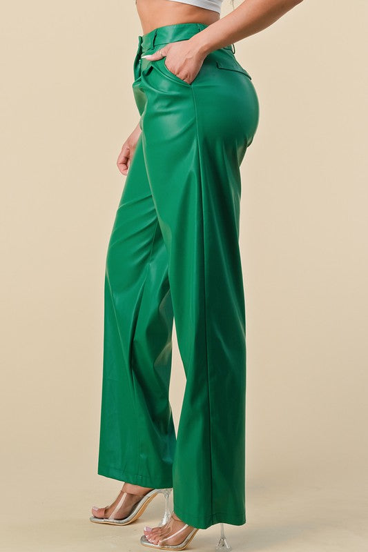 Made For Fame Vegan Leather Pants