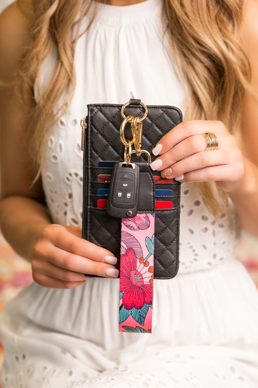 Run Around Town Leather Wristlet