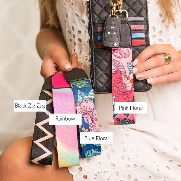 Run Around Town Leather Wristlet