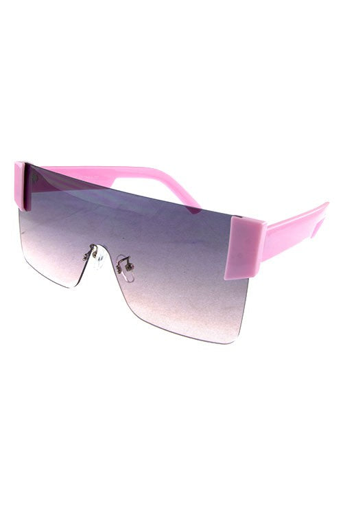 Catch a Glimpse Square Rimless Sunglasses