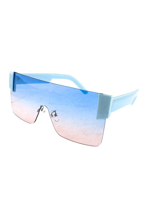 Catch a Glimpse Square Rimless Sunglasses