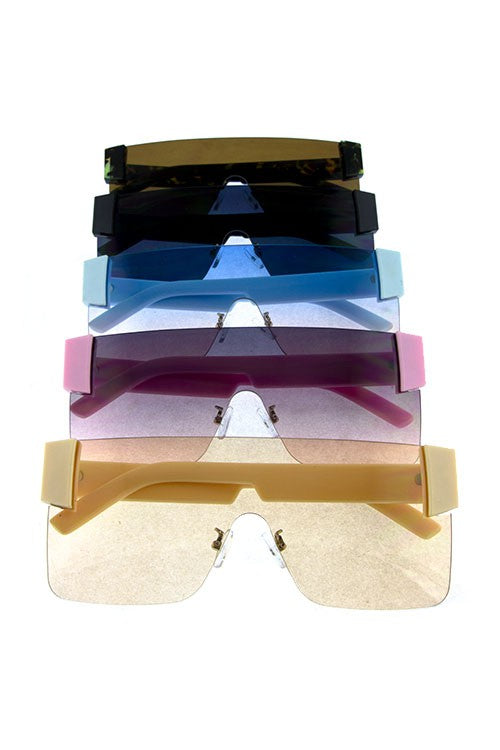 Catch a Glimpse Square Rimless Sunglasses