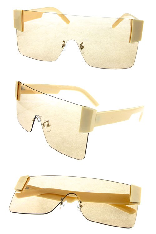 Catch a Glimpse Square Rimless Sunglasses