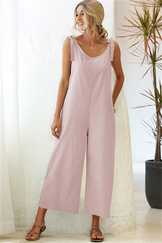 Bravo Sleeveless Coulotte Summer Jumpsuit