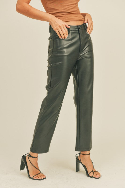 Pantaloni in pelle vegana Muse