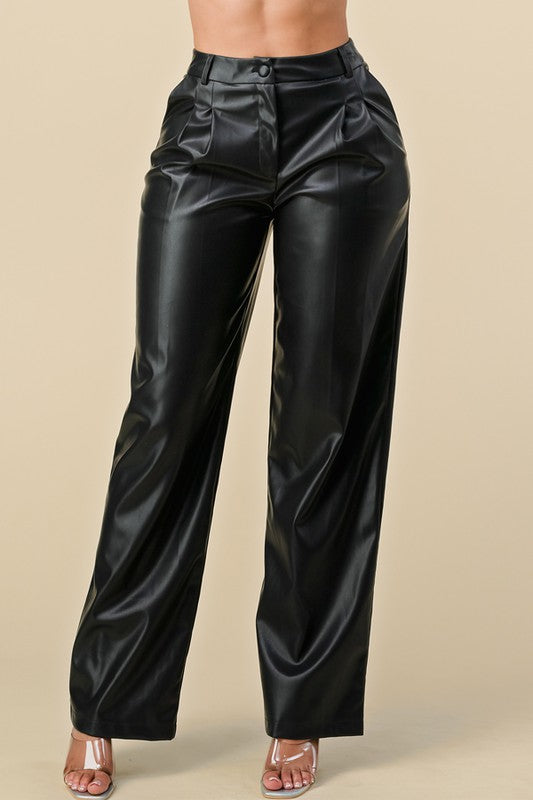 Made For Fame Vegan Leather Pants