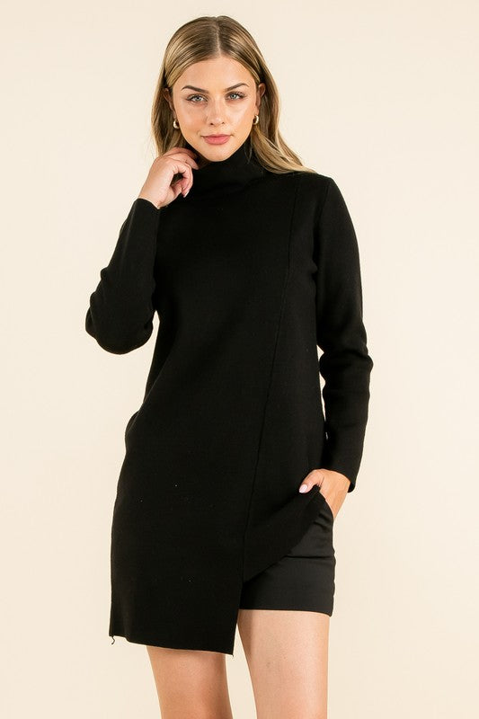 Simply Beautiful Asymmetrical Hem Dress