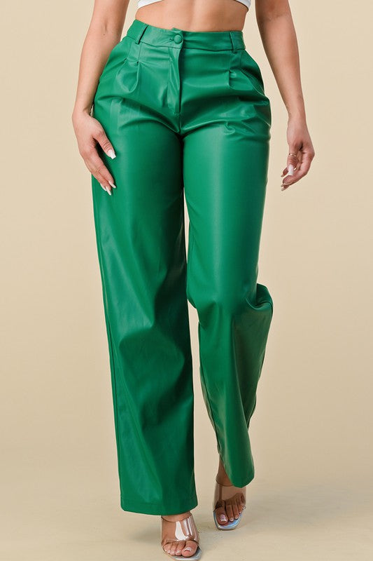 Made For Fame Vegan Leather Pants